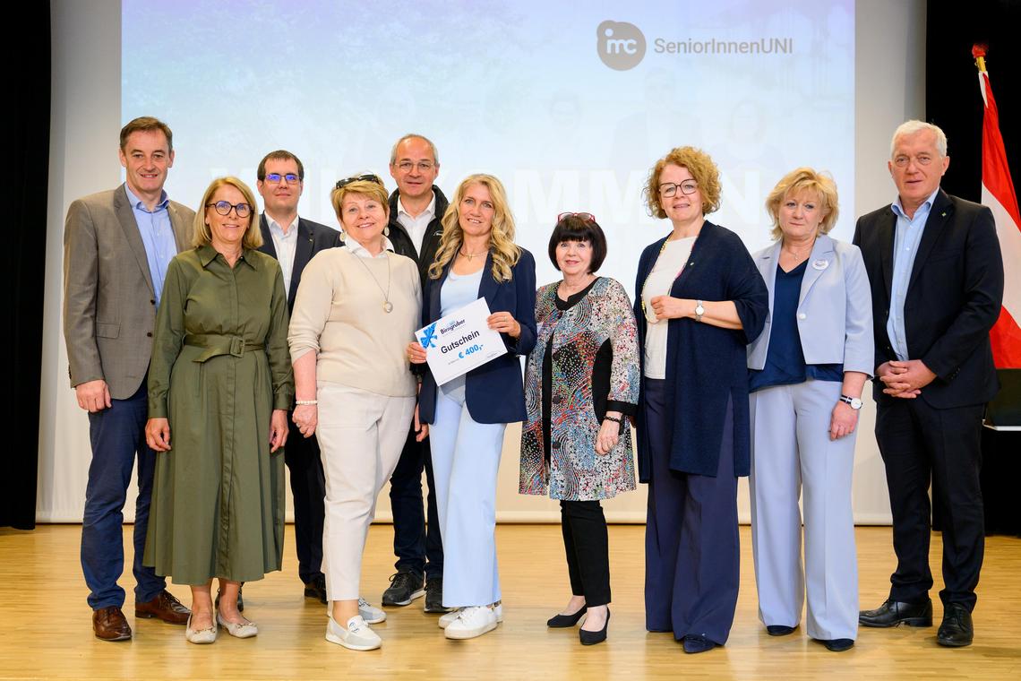 Bei der Prämierung der aktuell laufenden ehrenamtlichen Projekte