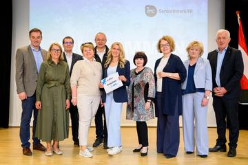 Bei der Prämierung der aktuell laufenden ehrenamtlichen Projekte