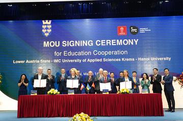 Unterzeichnung Memorandum of Understanding in Vietnam