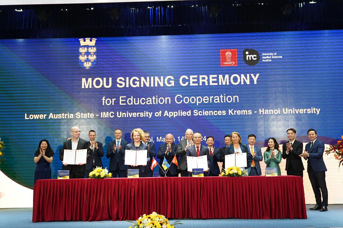 Unterzeichnung Memorandum of Understanding in Vietnam