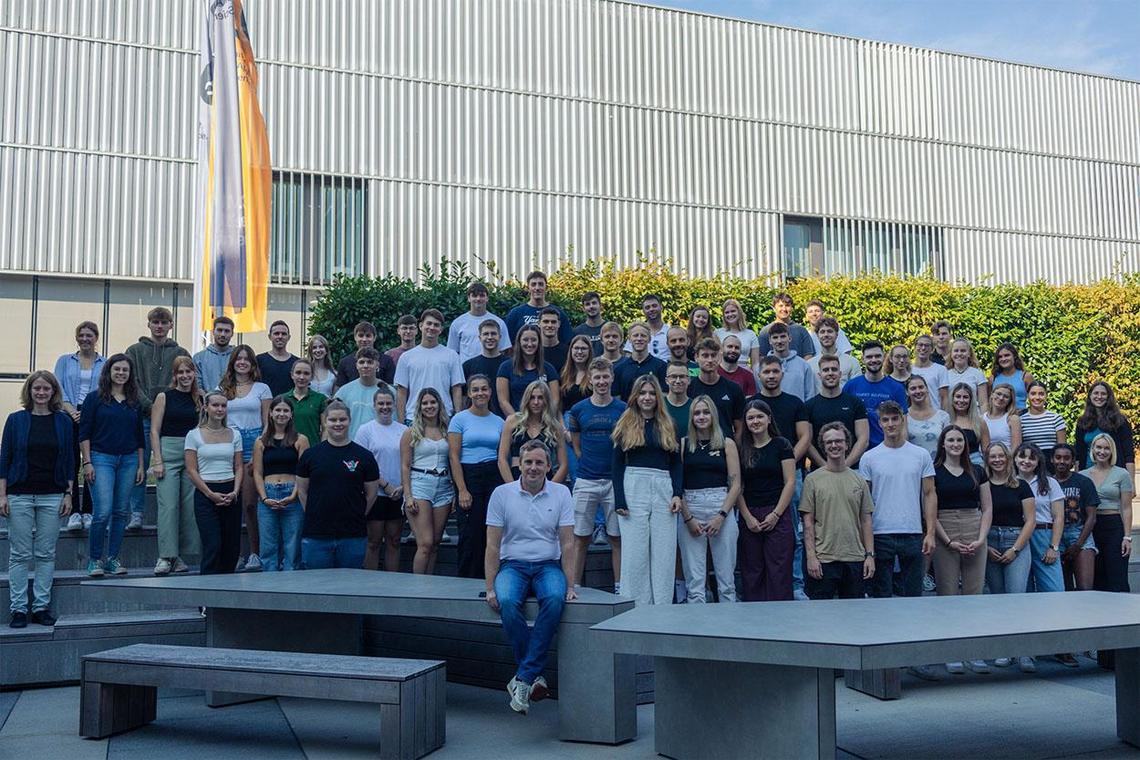 Students of the Physiotherapy bachelor degree programme