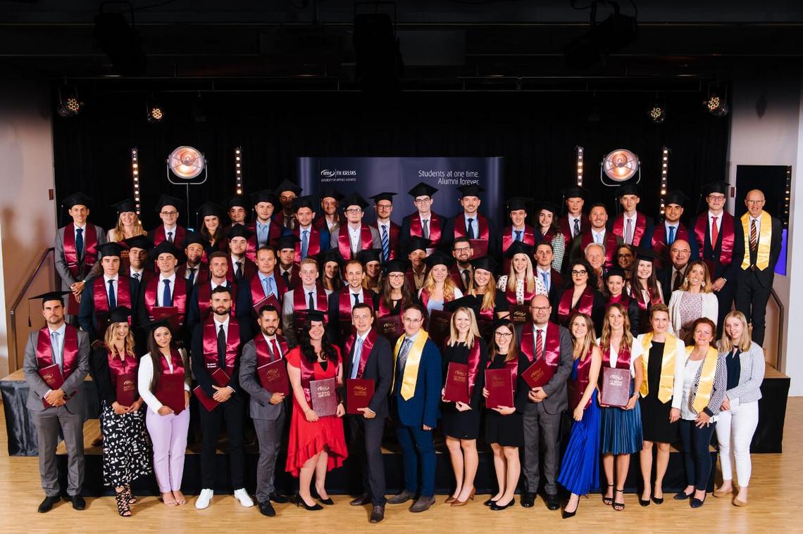 Students at the graduation ceremonies