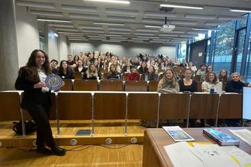 Students in the lecture hall