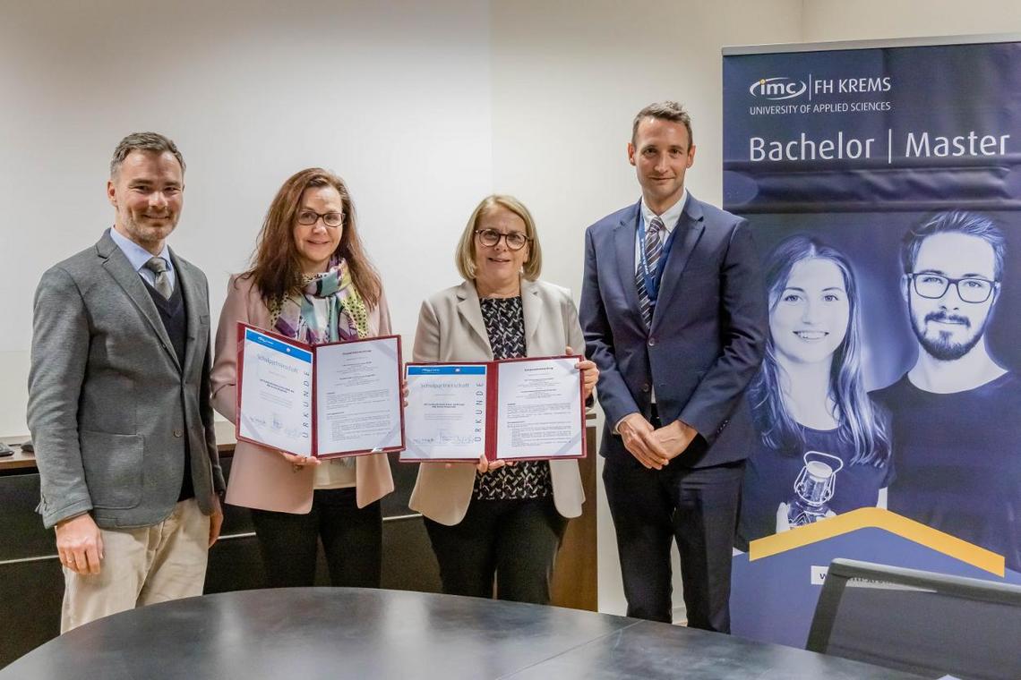 Schulkooperation zwischen IMC FH Krems und BRG Ringstraße