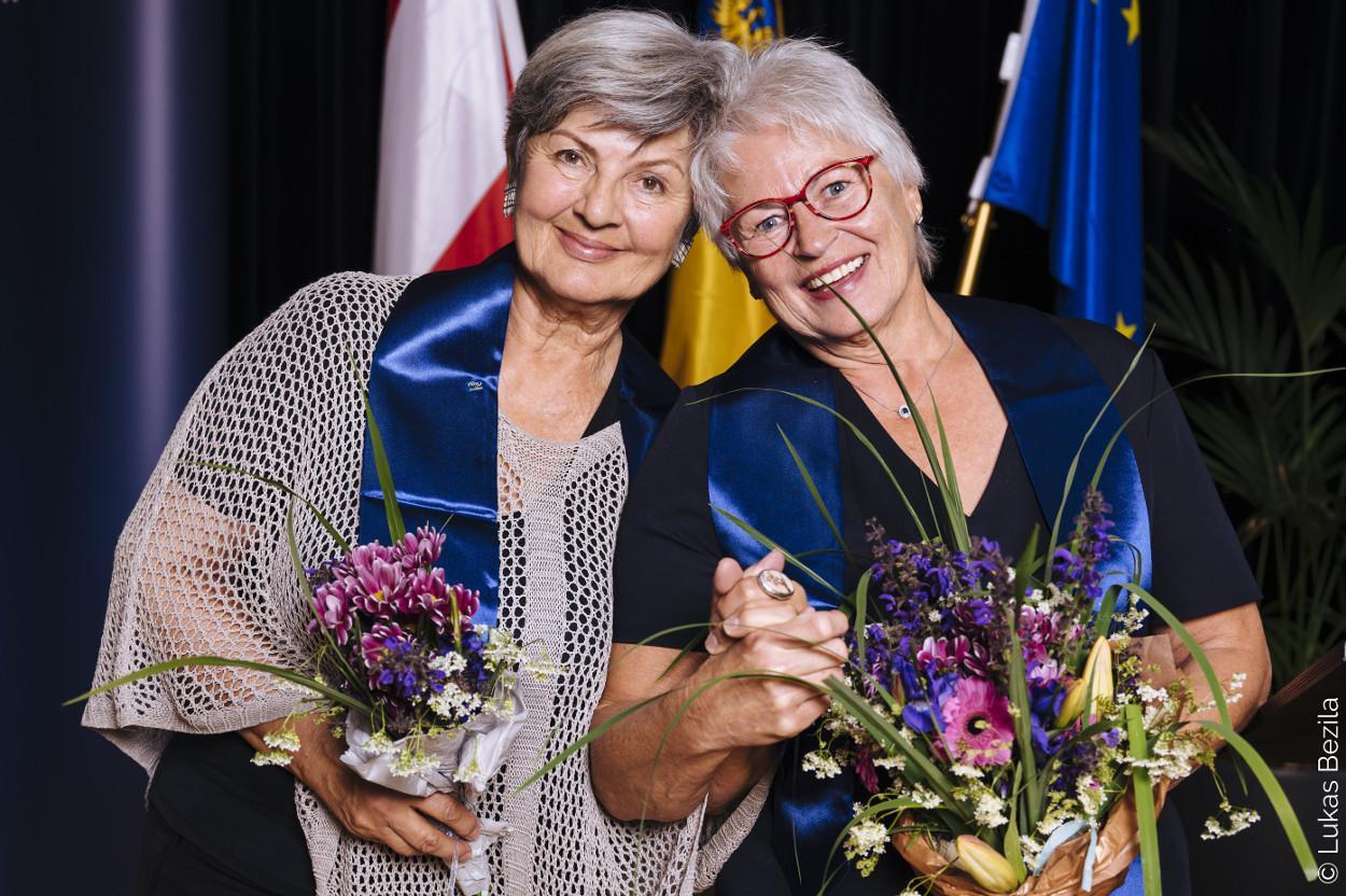 Monika Sommerer aus Krems und Angelika Schmoll aus St. Pölten