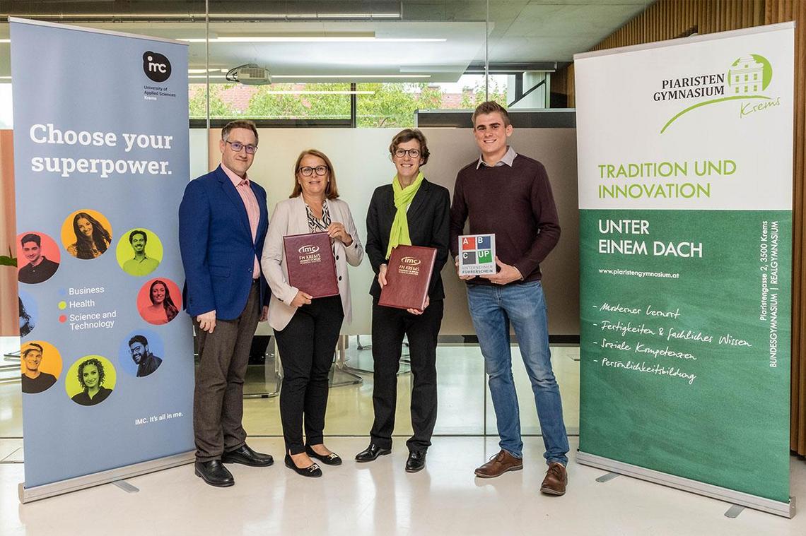 Schulkooperation zwischen IMC Krems und BG/BRG Piaristengasse