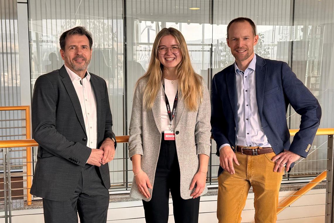 Gruppenfoto von Alfred Wurmbrand, Benita Baschinger und Michael Hempt