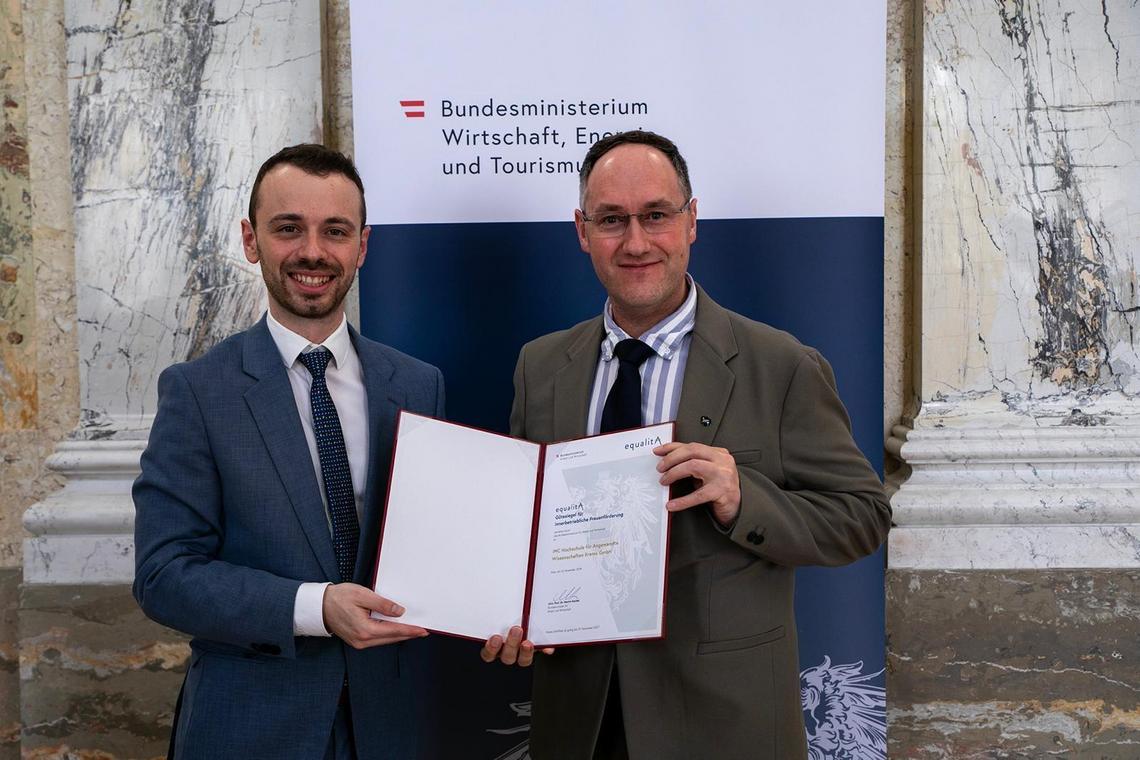 Martin Waiguny bei der Verleihung