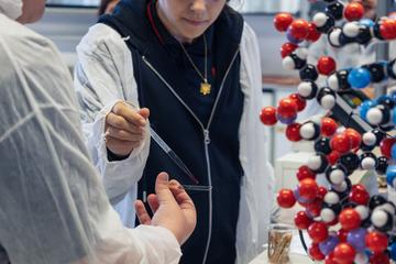 Experiment im Labor