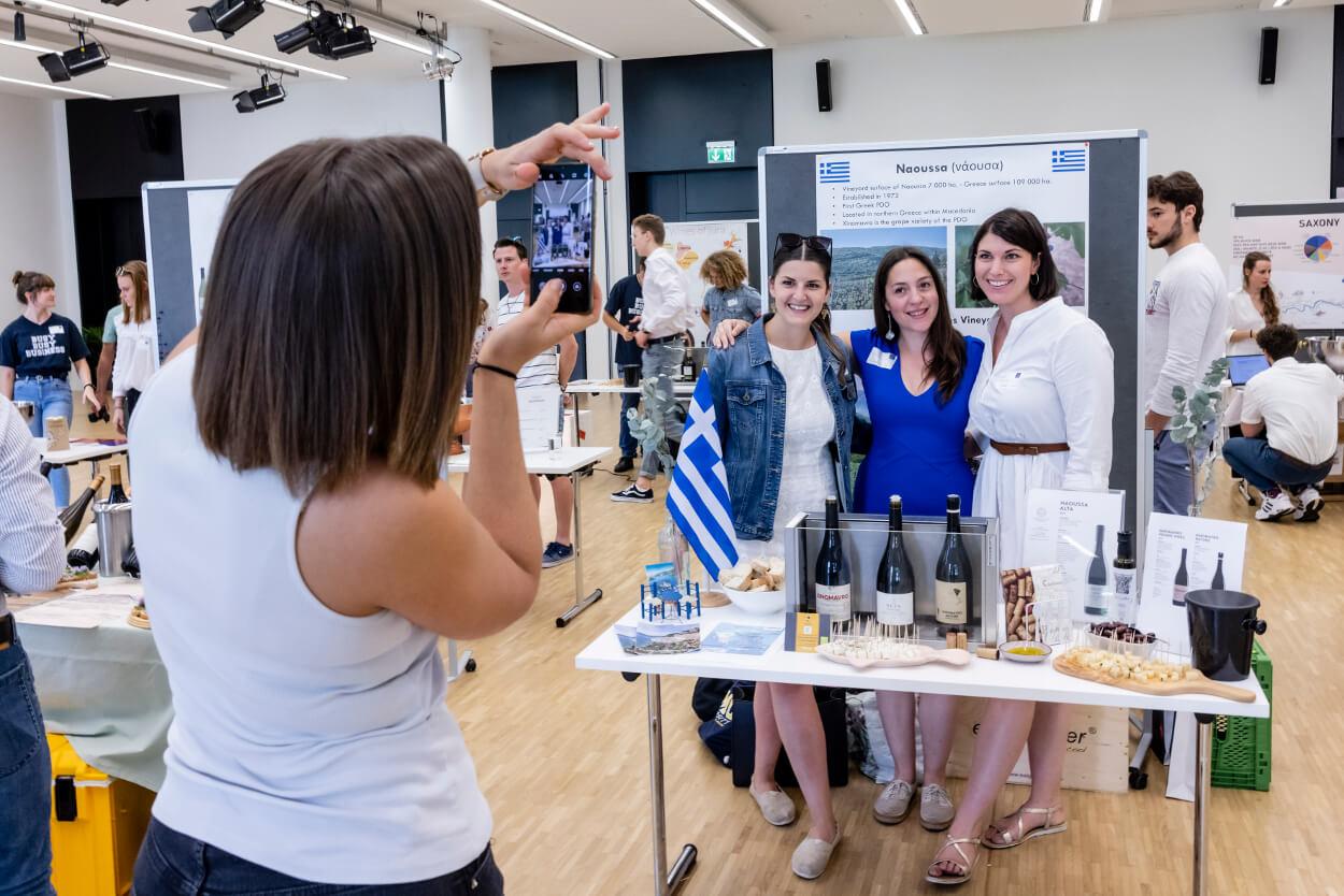 International Wine Business students