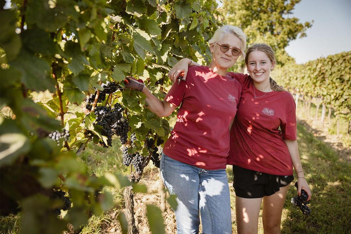 Anna van der Niepoort and her mother, Dorli Muhr