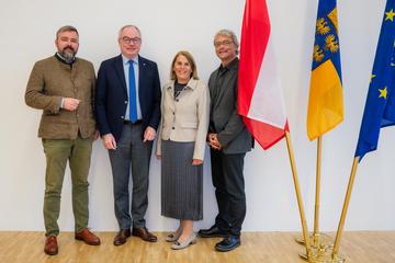 Axel Schneeberger, Stephan Pernkopf, Ulrike Prommer and Hannes Raffaseder