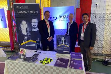 Hermann Maglock, Barbara Weitgruber und Deepak Dhungana in Albanien