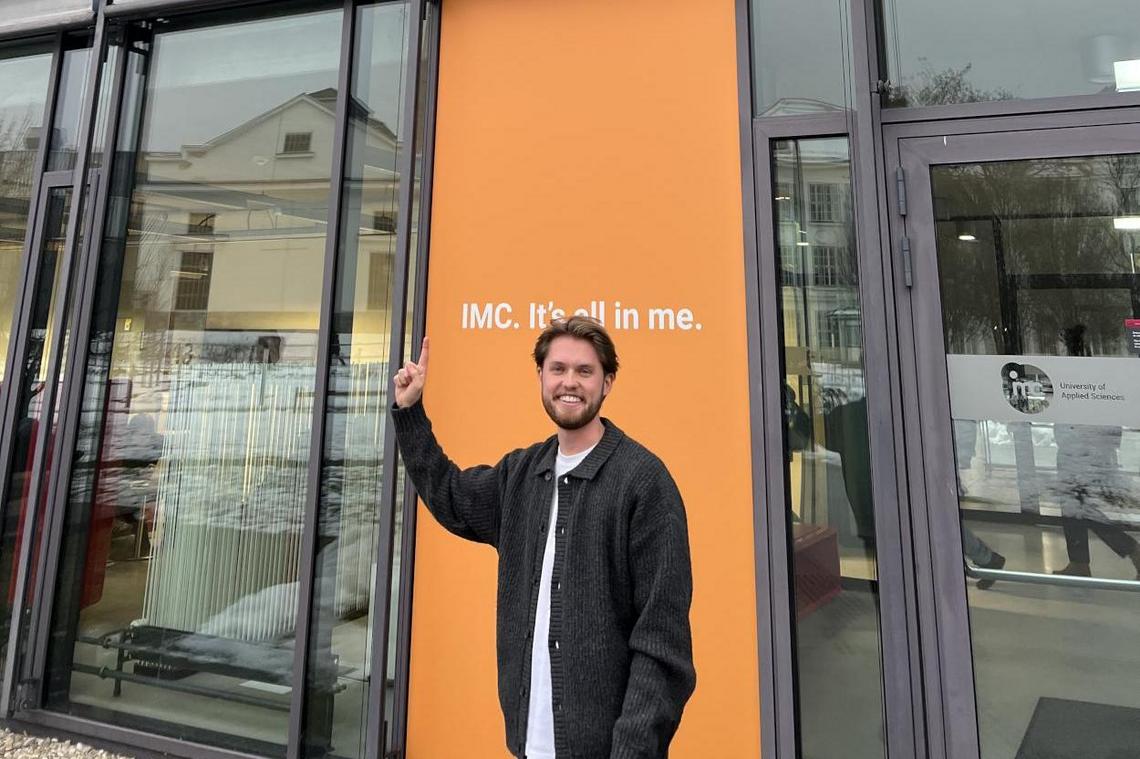 David Zier am IMC Krems David Zier am IMC Krems
