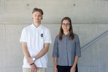 Florian Zeilinger und Lisa Köllersberger