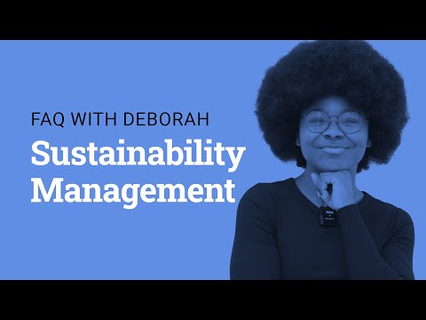 Study Sustainability Management I Bachelor