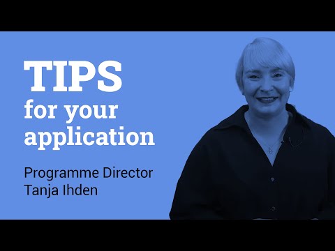 Tips for your application: IMC Krems I StartUp Management