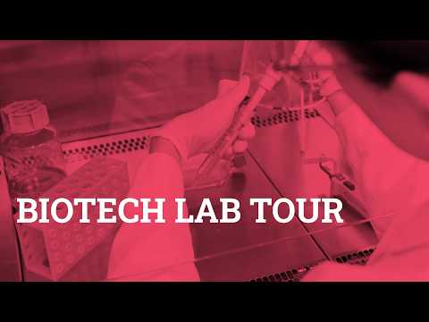Lab tour through our biotech labs
