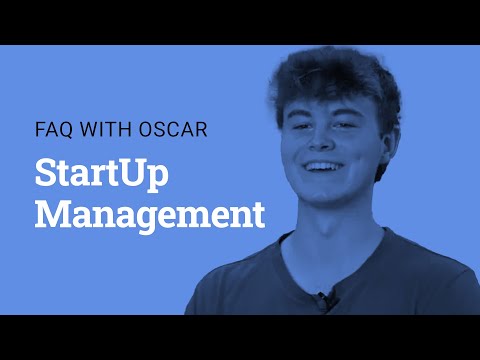 Study StartUp Management* I Bachelor