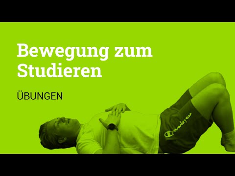 Bewegung zum Studieren | Übungen mit Physiotherapie-Student Jakob Zwoelfer