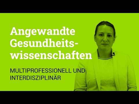 Angewandte Gesundheitswissenschaften: Multiprofessionell und interdisziplinär
