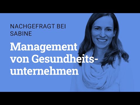 Management von Gesundheitsunternehmen studieren I Master
